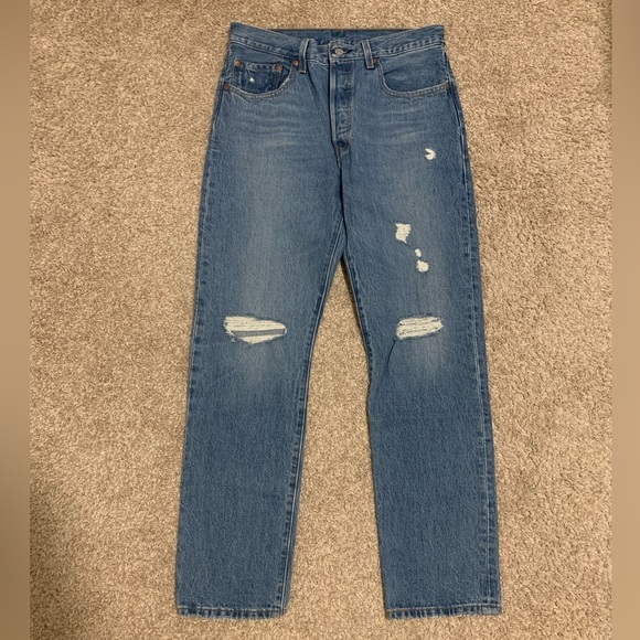 Levi’s 501 Boyfriend Jeans like NWOT - Picture 1 of 4